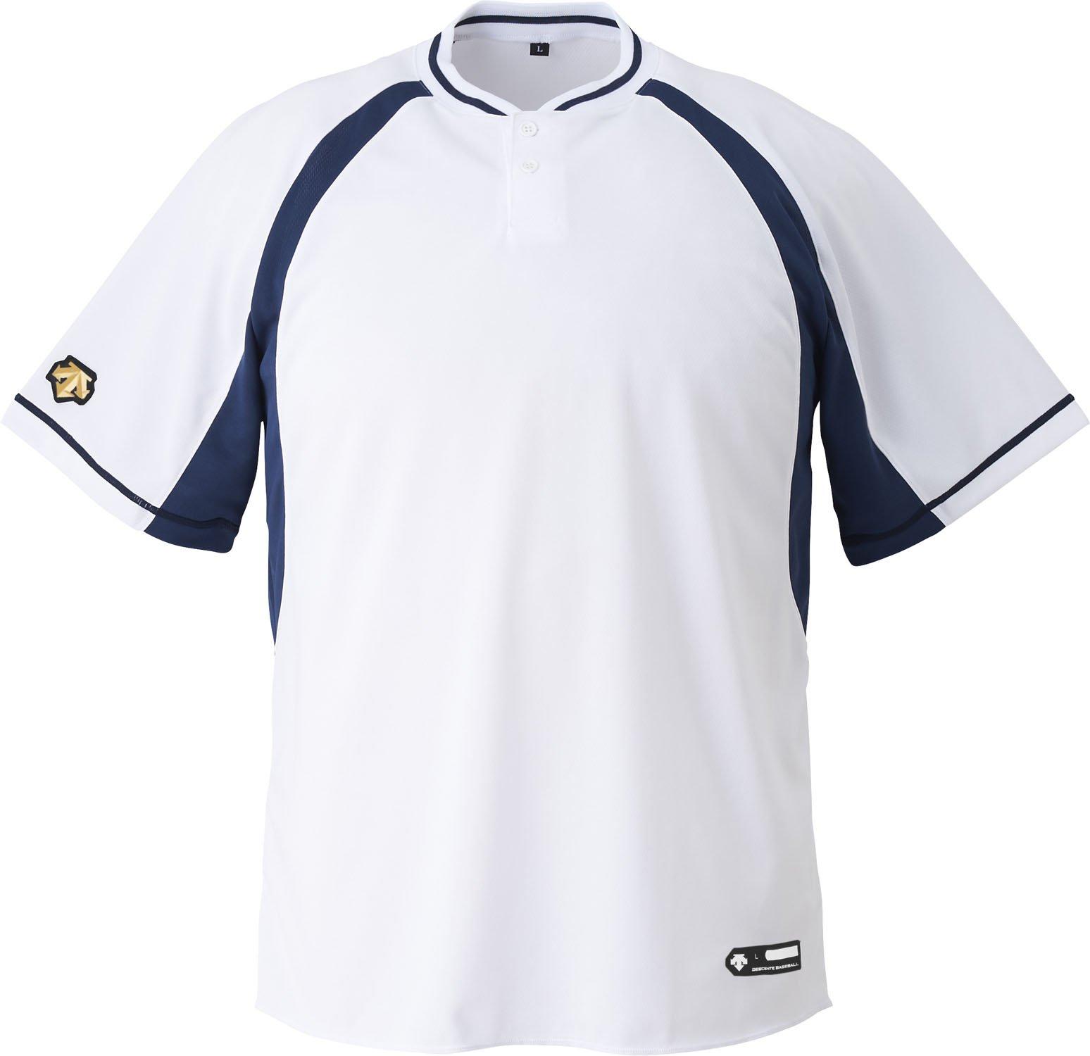 [Descente] Baseball T-Shirt (2-Button Shirt) DB-103B SWNV XO