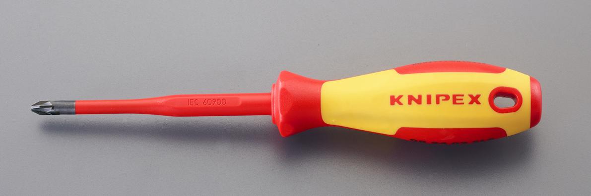 #2x100mm Pozidriv Screwdriver (Insulated/Tapered Shank)