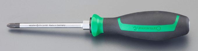 #2x100mm[+] Screwdriver (Through-Handle / Hex at Hand)