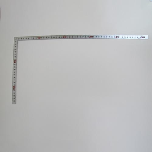 500x250mm Silver L-Square