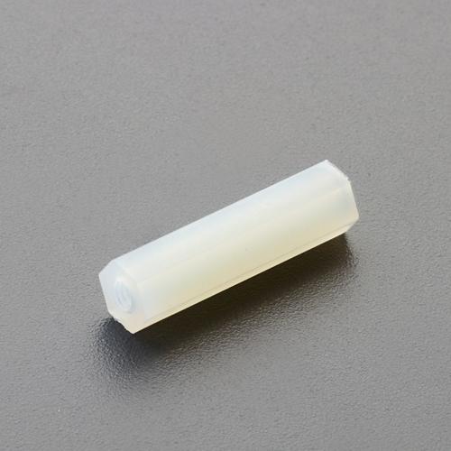 M3x18.0mm Hex Socket Female Thread Spacer (Nylon / 100 pcs)
