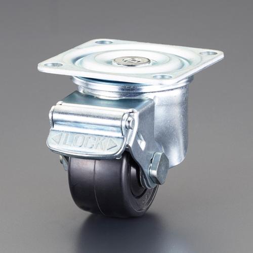 50mm Swivel Casters (Swivel Fittings, Low-Profile Heavy-Duty, with Brakes)