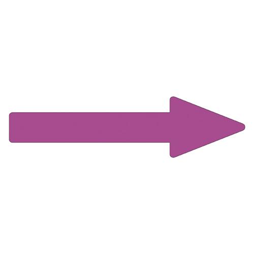 55x200mm Pipe Direction Indicator Sticker (Purple-Red / 10 sheets)