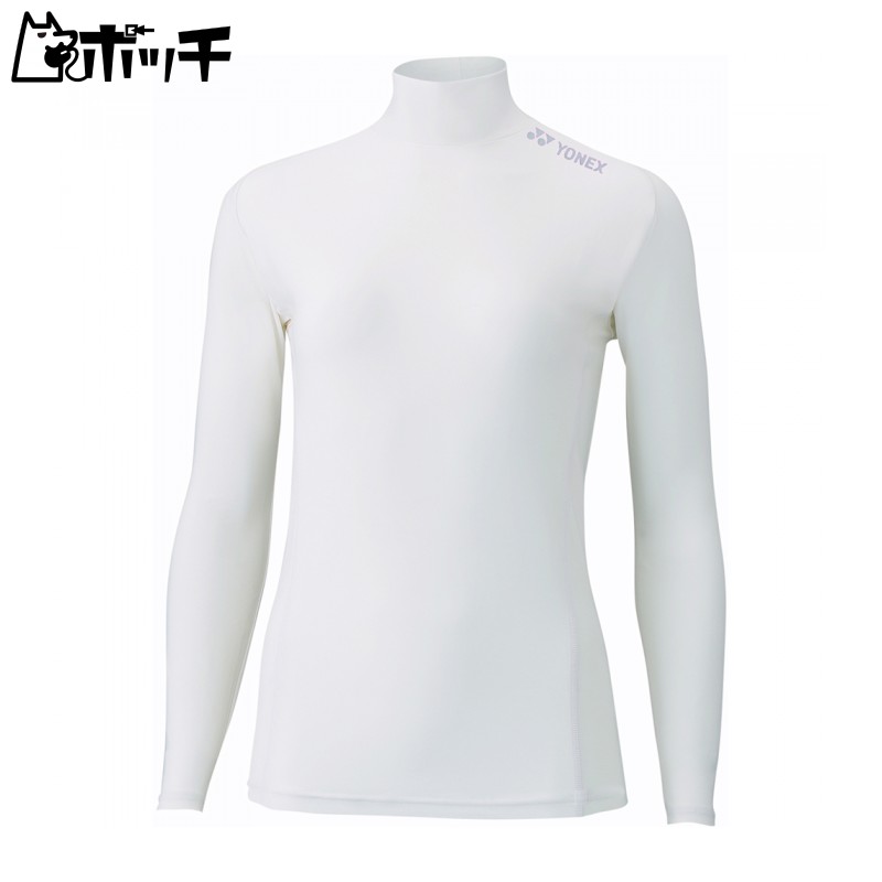 [Yonex] T-Shirt High-Neck Long-Sleeve Shirt Women's White (011) S