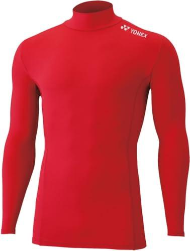 [Yonex] Long-Sleeve Shirt Uni High-Neck Long-Sleeve Shirt Red (001)