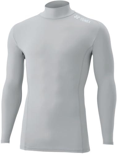 [Yonex] Long-Sleeve Shirt Uni High-Neck Long-Sleeve Shirt Silver (017)
