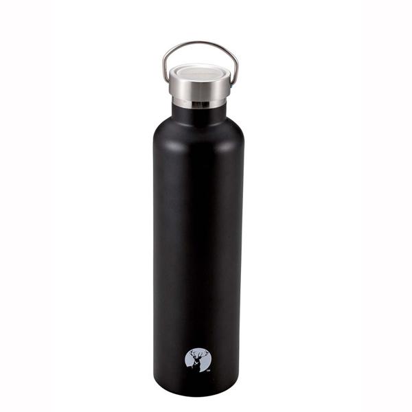 CAPTAIN STAG Sports Bottle Water Bottle Direct Drink Double Stainless Steel Bottle Vacuum Insulated HD Bottle 1000ml Black UE-3372 Outer Diameter 84 × Height 310 mm