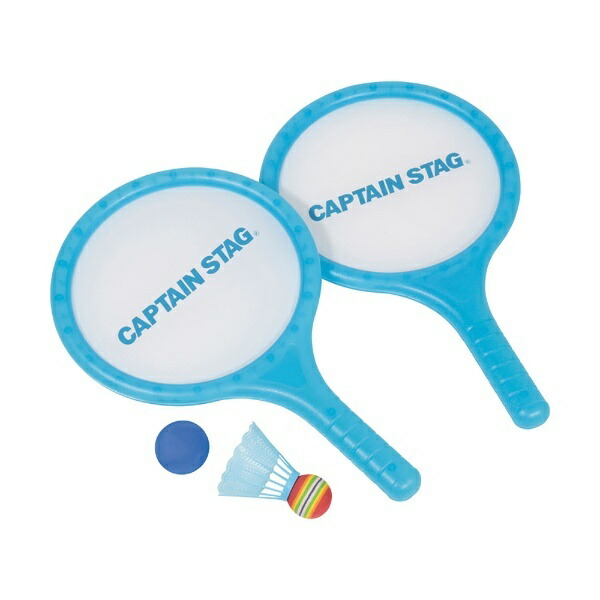 Captain Stag Play Goods Badminton Tennis Paddle Set CS Play UX-2577