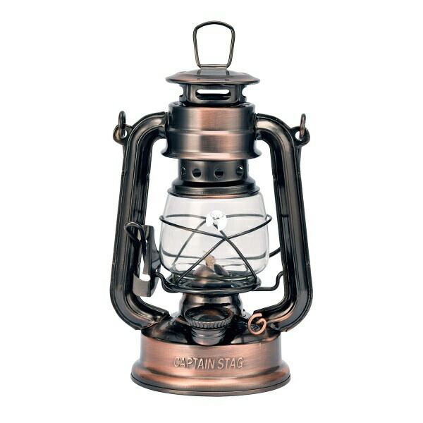 Captain Stag (CAPTAIN STAG) Camping Emergency Lantern Light CS Oil Lantern (Small) Width 120 × Depth 100 × Height 190 mm Bronze UK-505