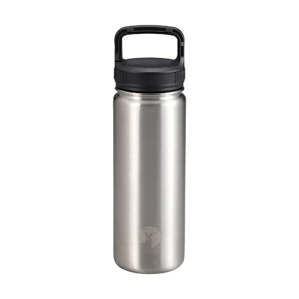 CAPTAIN STAG Sports Bottle Water Bottle Direct Drink Double Stainless Steel Bottle Vacuum Insulated Heat Retention Cold Retention HD Carabiner Bottle 500ml Silver UE-3518 Product Size: (Approx.) Outer Diameter 75 × Height 250 mm