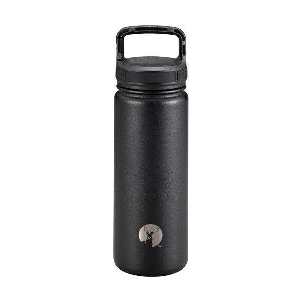 CAPTAIN STAG Sports Bottle Water Bottle Direct Drink Double Stainless Steel Bottle Vacuum Insulated Heat Retention Cold Retention HD Carabiner Bottle 500ml Black UE-3519 Product Size: (Approx.) Outer Diameter 75 × Height 250 mm