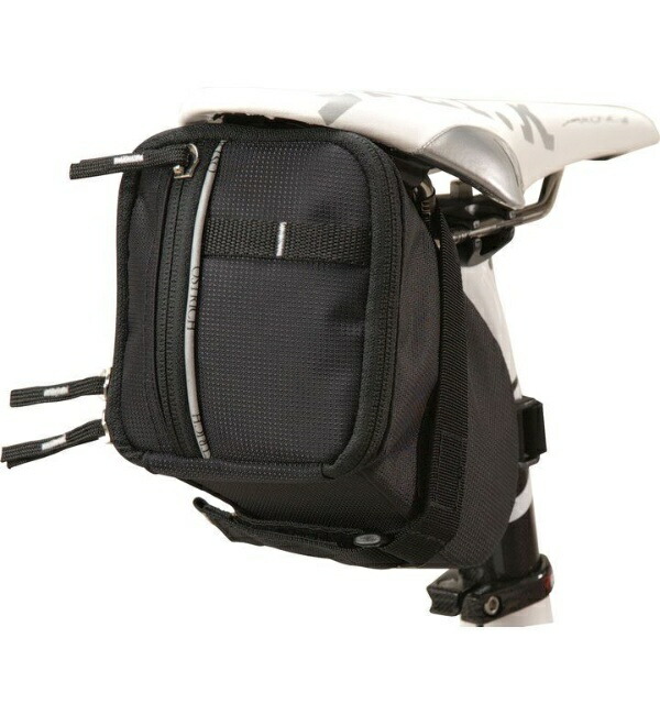 Ostrich Saddle Bag [SP-605] Black