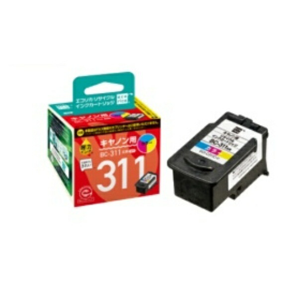 Ecolica Recycled Ink Cartridge 3-in-1 Color [Canon BC-311C Compatible] ECI-C311C-V 1 piece