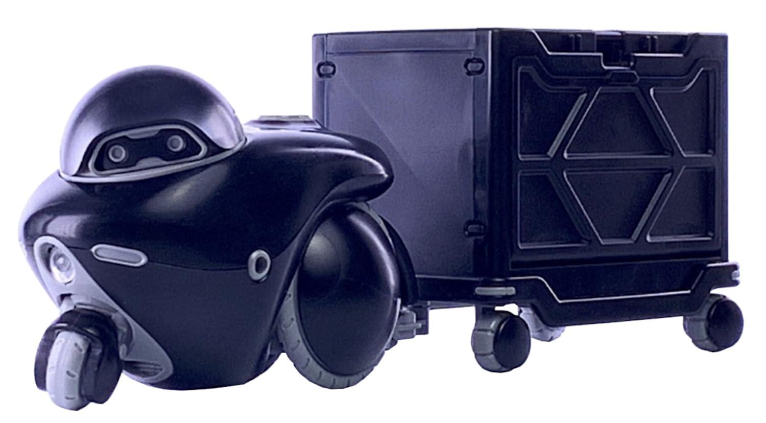 Cabico HAKOBU/RIKU Cart & Container Set (Black Version) Approx. 75mm in length 1/12 Scale Plastic Model Kit MIM-020-BK