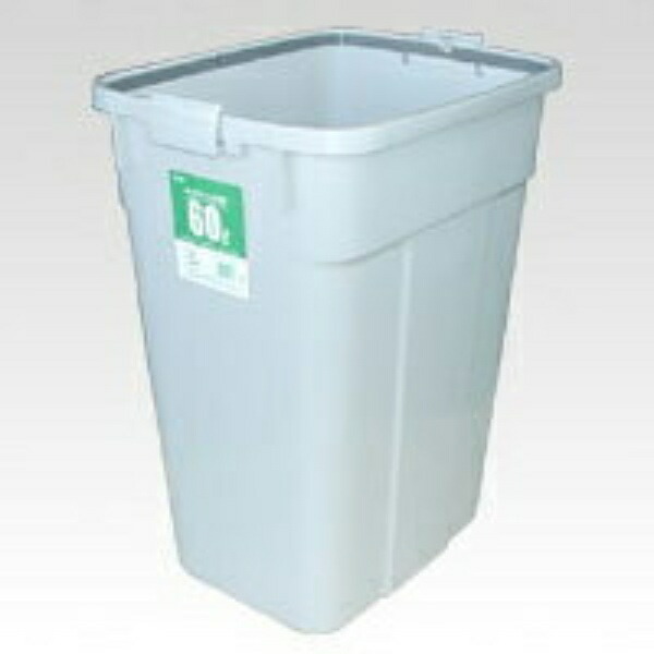 Eco Poly Pail Square 60L Body Gray