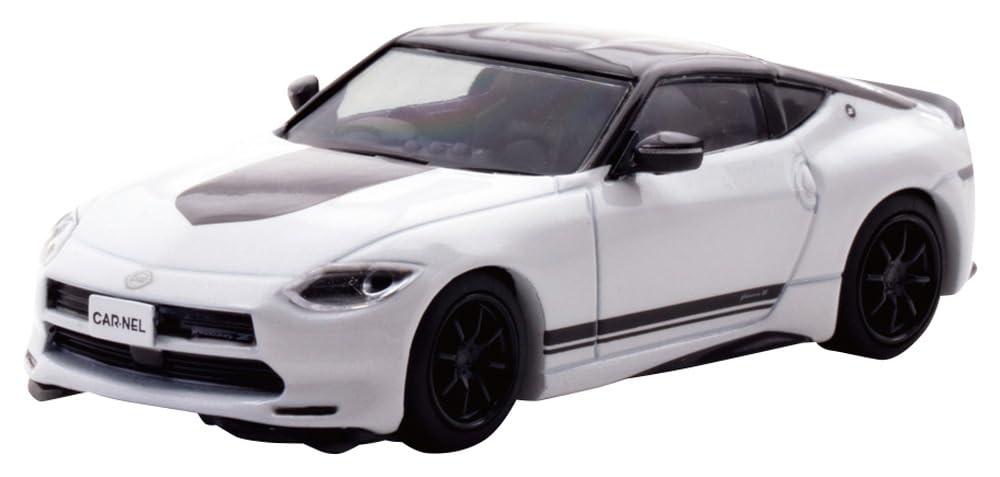 CARNEL 1/64 Nissan Fairlady Z Version ST Customized Edition 2023 Prism White/Super Black Completed Model