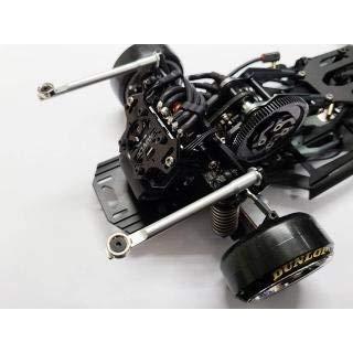 RC-ART Rear Body Mount Long LightWeigh (Magnet) Silver ART2658