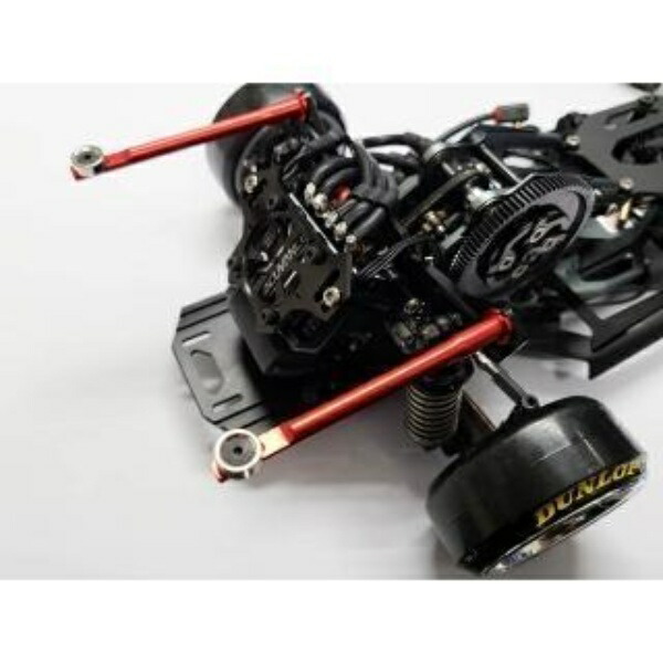 RC-ART Rear Body Mount Long LightWeigh (Magnet) Red ART2659