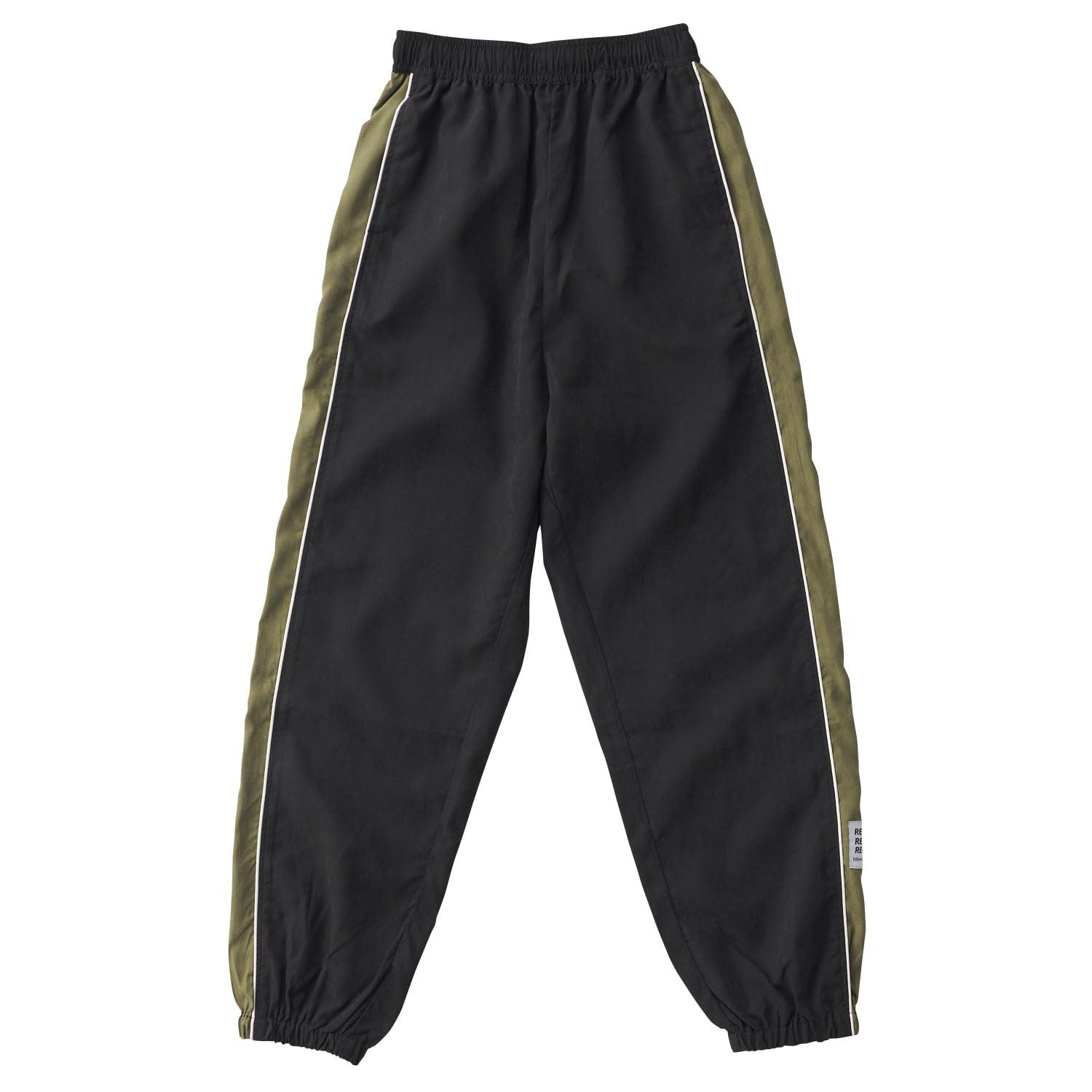 [Repipi Armario] Long Pants Wide Leg Pants Side Stripe Dance Practice 144963 Girls Black