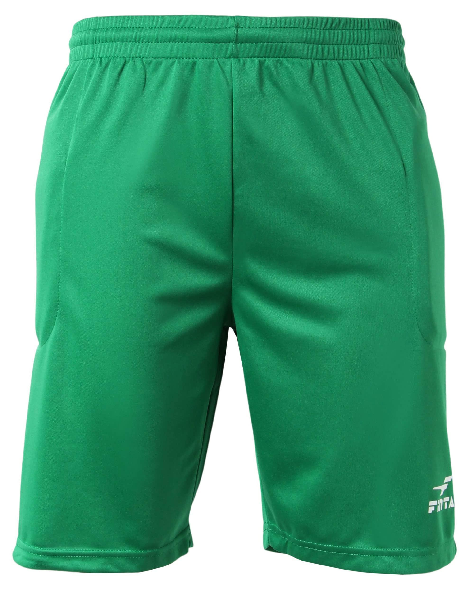 [FINTA] FINTA Soccer Futsal Junior Jr Goalkeeper Shorts FT3026 (3100) Green 140