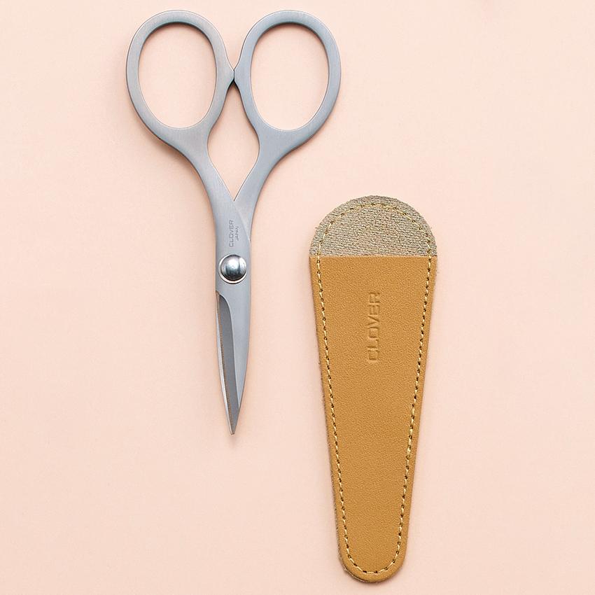 Clover Sharpie Stainless Steel Craft Scissors “Sharpie” 〈115〉 1 Pair CL36-602 Silver
