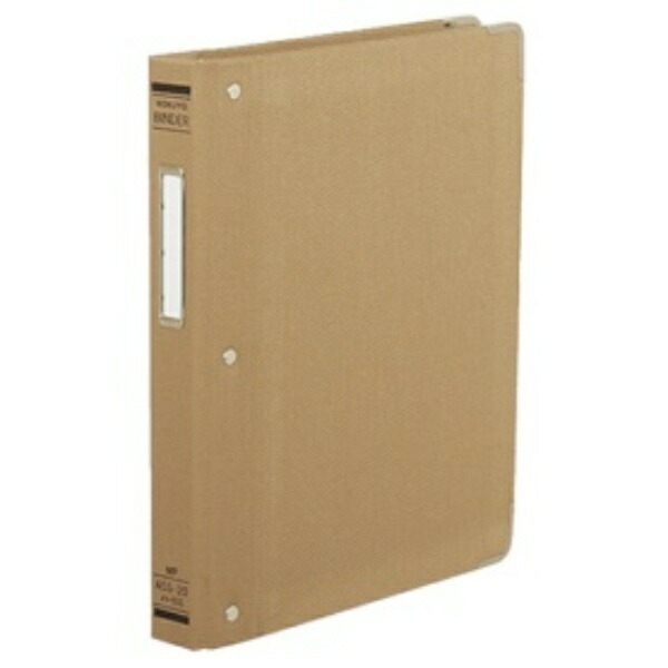 KOKUYO File Binder Cloth Cover A5 Vertical 20-Hole with Corner Metal Fittings 100-Sheet Capacity HA-111