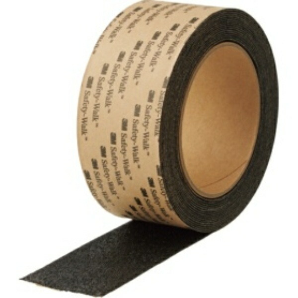 3M Anti-Slip Tape Fall Prevention Flat Surfaces Textured Surfaces Indoor/Outdoor Safety Walk Type A Black Width 50mm x 5m A BLA 50X5