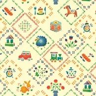 Heyko Wrapping Paper, Half-Size, High-Quality Paper, Stencil House, 100 Sheets, 002305900