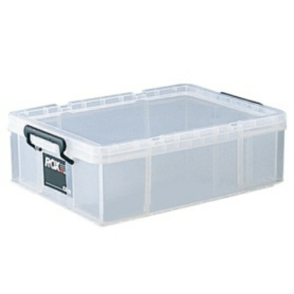 Tenma Durable Storage Box Disaster Preparedness ROX 530S Clear Case Container Box Sturdy Clothing Case Plastic Case ROX