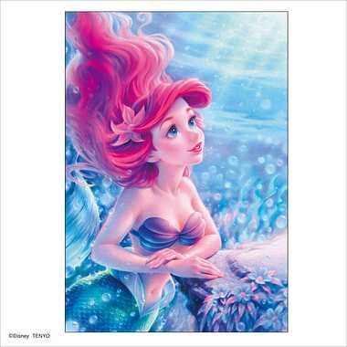 Tenyo 1000-Piece Jigsaw Puzzle Disney The Little Mermaid Longing for Love... Ariel (51x73.5cm) D-1000-858 Includes Glue, Spatula, and Service Card