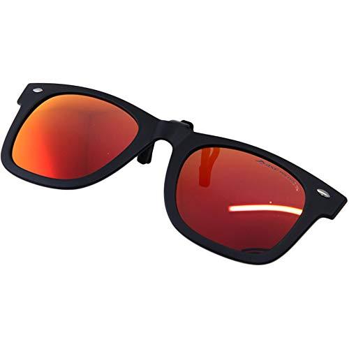 Polarized Sunglasses Clip-On Sunglasses Mirror Lens AS-3PCS AXE ※This page sells only the “Dark Red Mirror” model.◆Dark Red Mirror