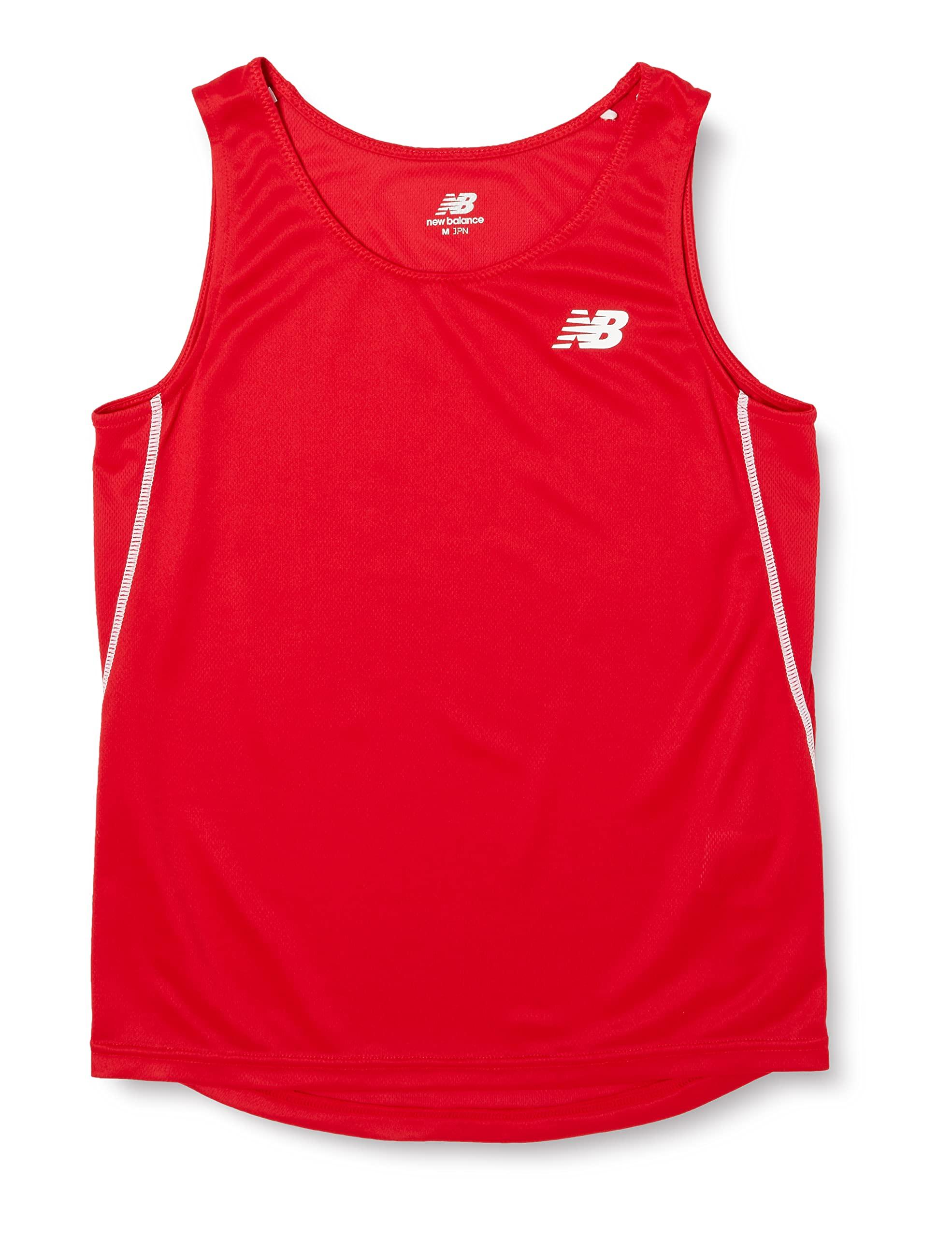 [New Balance] Women's Tank Top/Sleeveless Racing Shirt (JWTR9054) Sleeveless Dry Quick-Dry Breathable Tank Top RED (Red) Japan XS (Equivalent to Japanese Size XS)