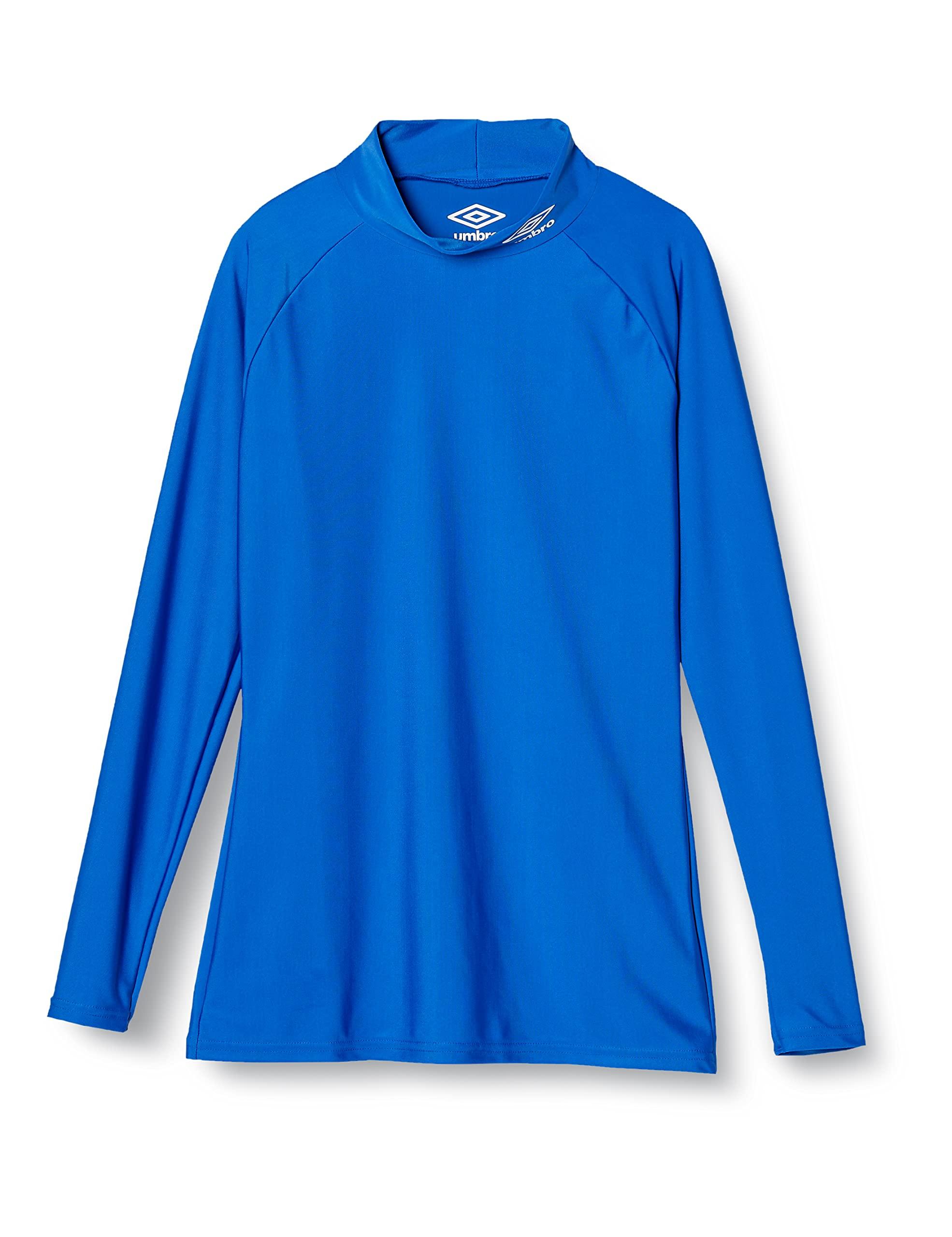 [Umbro] Inner Compression High Neck Long Sleeve Underwear Soccer Futsal Sweat-Wicking Quick-Dry Dry Stretch One-Point Training Team Staple Men's BLU (UAS9302) M-L
