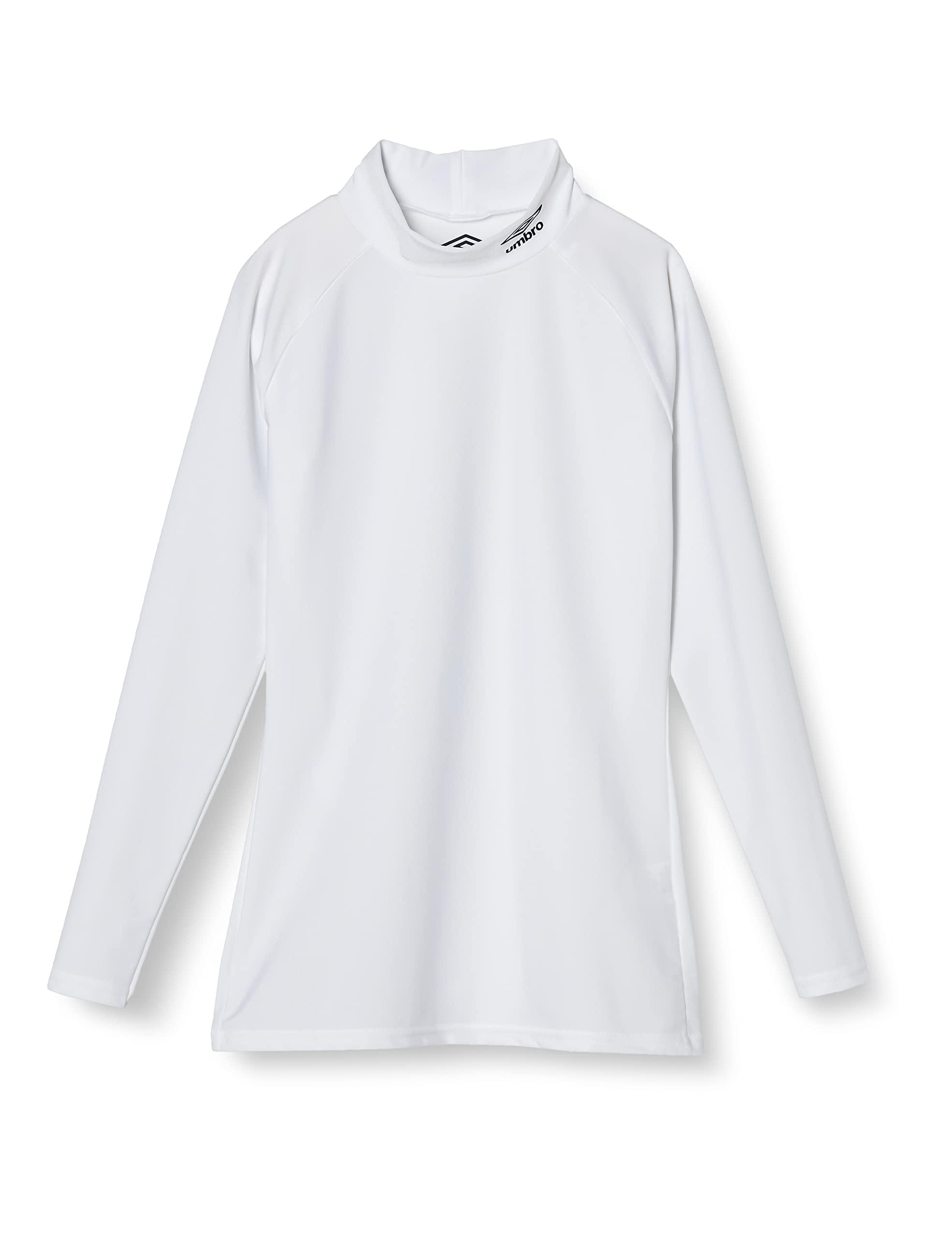 [Umbro] Inner Compression High Neck Long Sleeve Underwear Soccer Futsal Sweat-Wicking Quick-Dry Dry Stretch One-Point Training Team Staple Men's WHT (UAS9302) SS-S