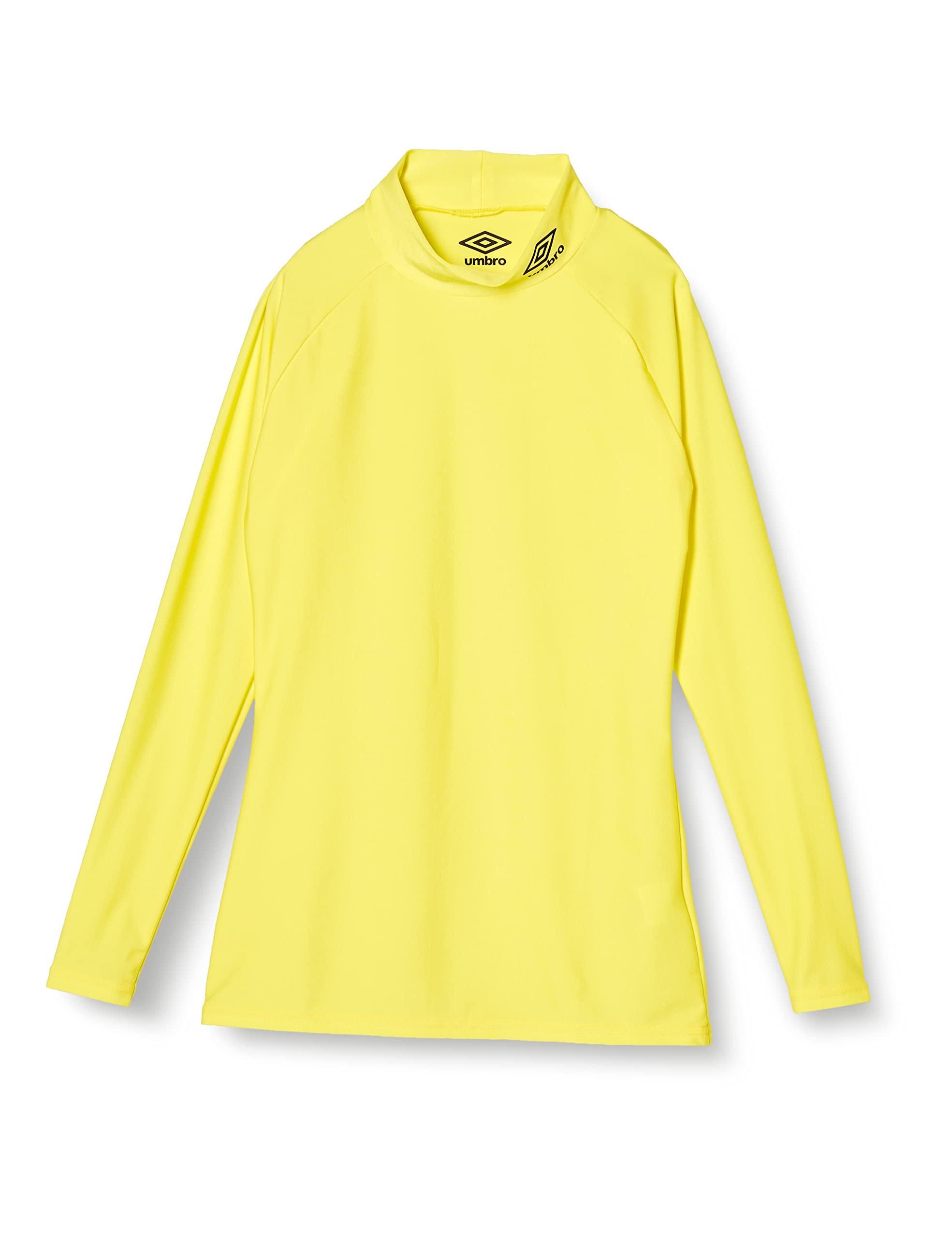 [Umbro] Inner Compression High Neck Long Sleeve Underwear Soccer Futsal Sweat-Wicking Quick-Dry Dry Stretch One-Point Training Team Staple Men's YEL(UAS9302) M-L