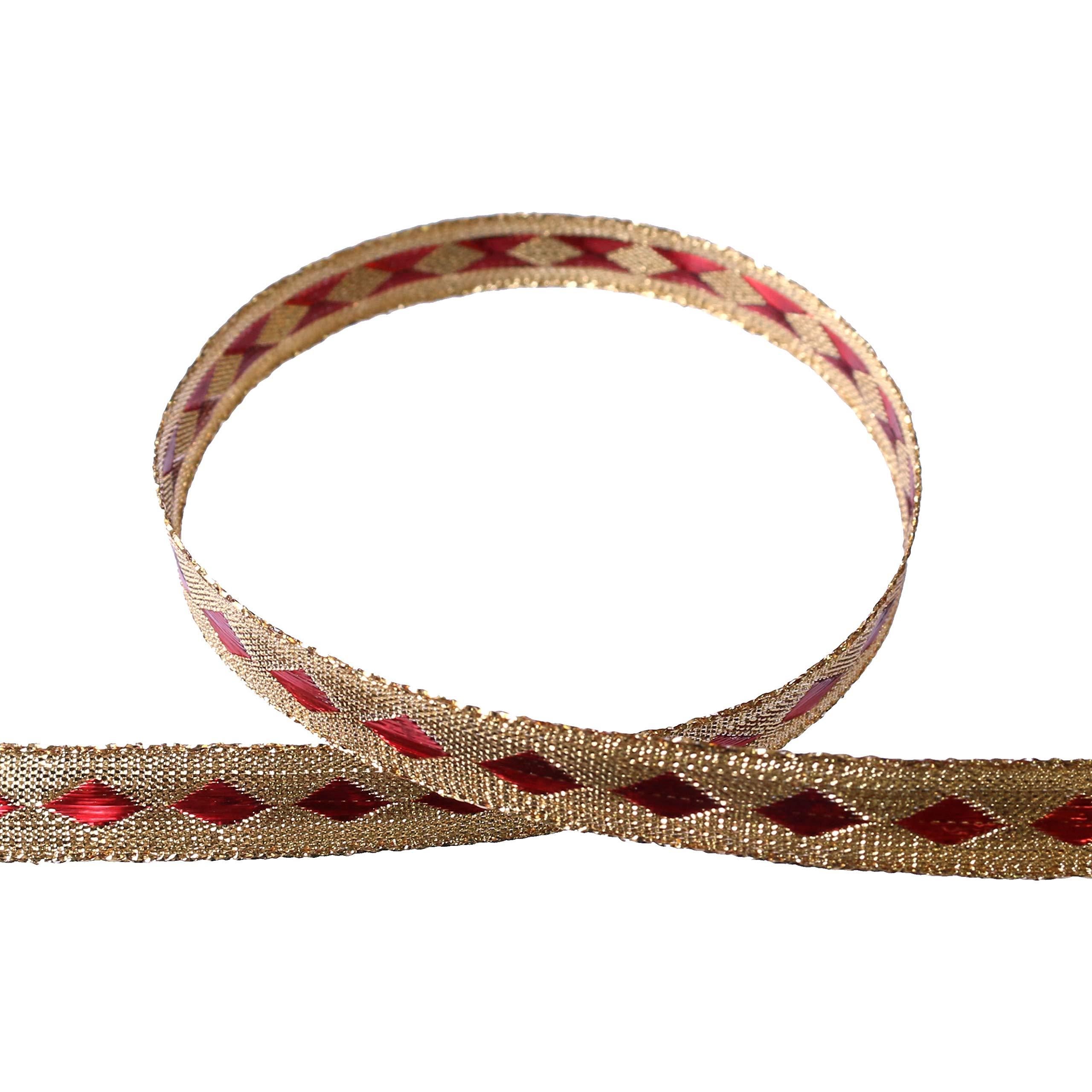 Blanc de Core Ribbon Diamond Metallic No.3810-37 9mm × 30m