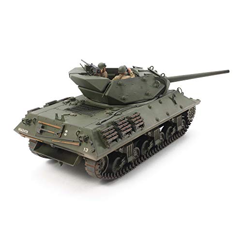 Tamiya 1/35 Military Miniature Series No.350 U.S. Army M10 Tank Destroyer, Mid-Production Model Plastic Model Kit 35350