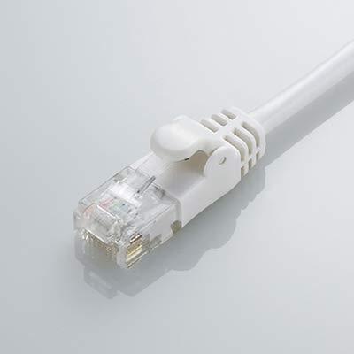 ELECOM Gigabit Flexible LAN Cable (Cat6 Compliant) 15m White LD-GPY/WH15
