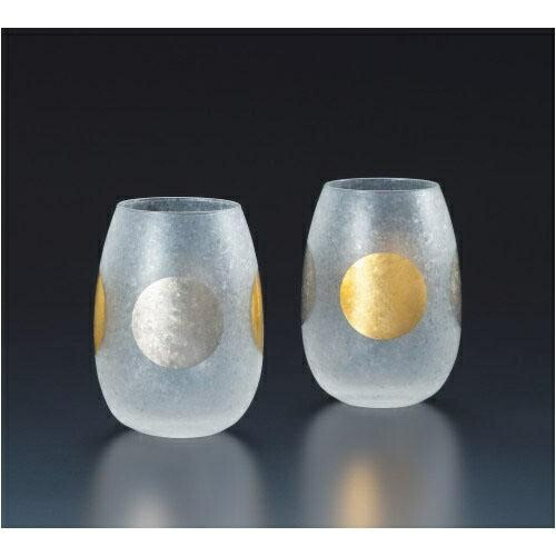 ADERIA Premium Japanese Taste Sun & Moon 315ml Whiskey Glass Pair Set Made in Japan Gift Box Included Whiskey Stylish Gift Women Mother's Day Tableware Father's Day Couples Men Housewarming Gift Wedding Greetings Retirement Birthday Present Anniversary Gift S6254