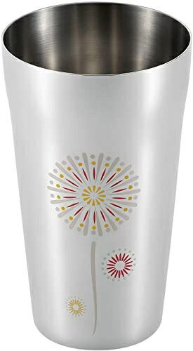 Yokoyama Made in Japan Temperature-Sensitive Stainless Steel Tumbler 420ml Fireworks Swallow Craftsmanship EJK-400