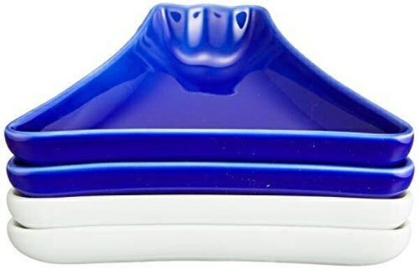 Hasami Ware “essence” Haru Small Plate Set of 4, Mountain 19650