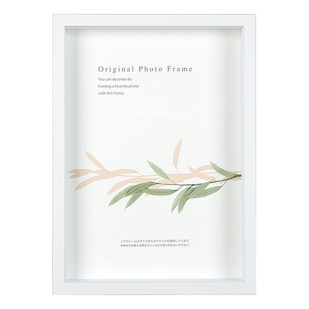 A.P.J. Art Box Frame (Height: 35mm) A4 Size (210×297mm) White