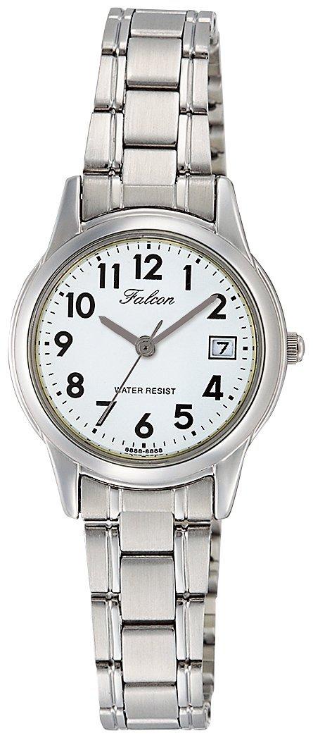 [Citizen Q&Q] Analog Watch, Waterproof, Date, Metal Band, D011-204, Women's, White