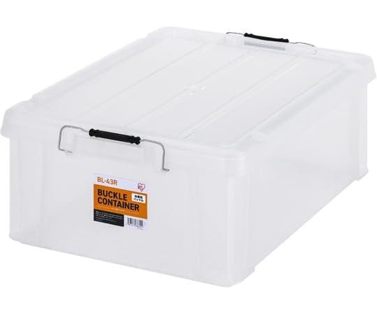 Iris Ohyama Buckle Container BL-43R Clear
