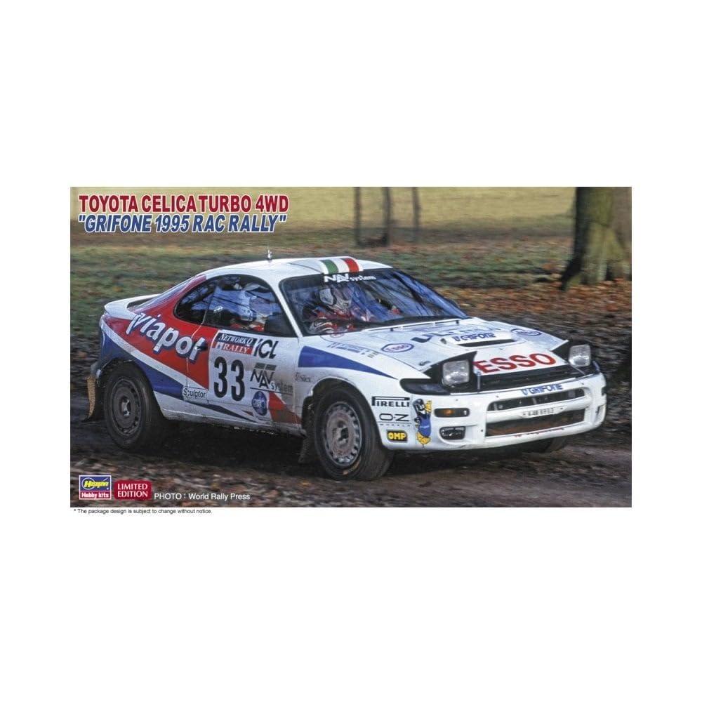 Hasegawa 1/24 Toyota Celica Turbo 4WD Grifone 1995 RAC Rally Plastic Model Kit 20594