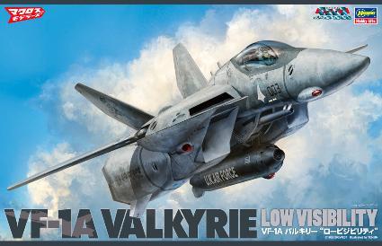 Hasegawa Super Dimension Fortress Macross VF-1A Valkyrie Low Visibility 1/48 Scale Plastic Model Kit 65871