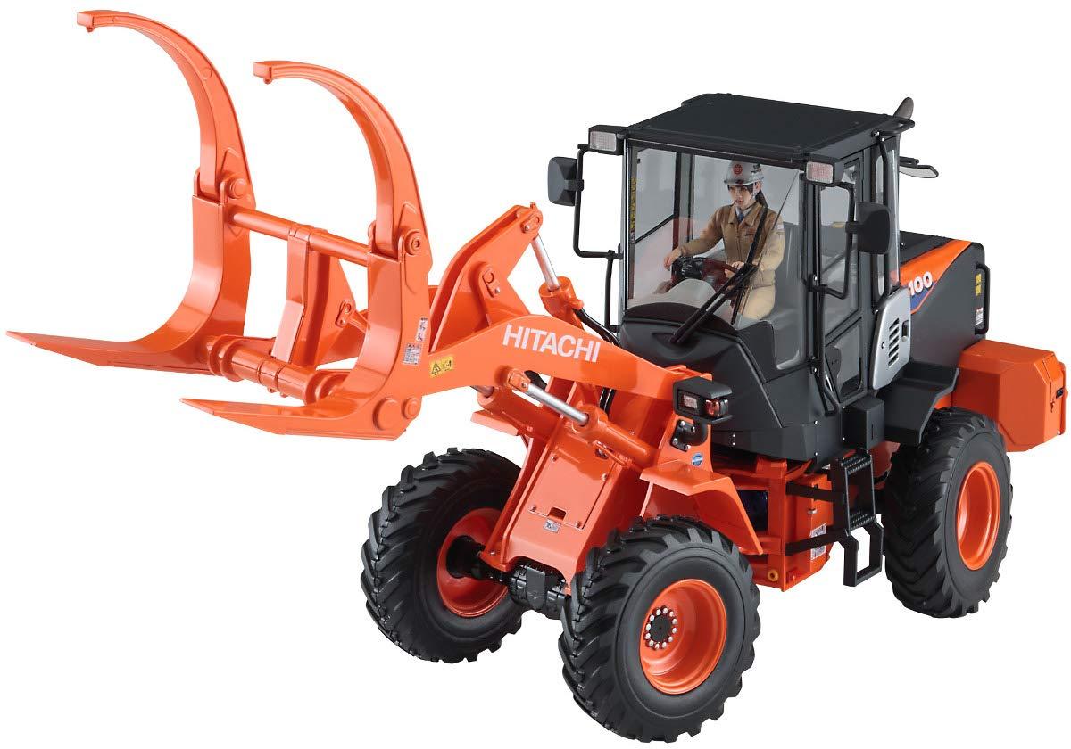 Hasegawa 1/35 Hitachi Construction Machinery Wheel Loader ZW100-6 Log Grapple Specification Model Kit 66105