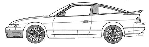 Fujimi Models 1/24 Initial D Series No.003 Silhouette ISD-003 Mako Sato