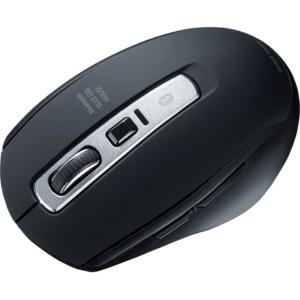 Sanwa Supply Silent Bluetooth 5.0 Blue LED Mouse (Black) MA-BTBL162BK