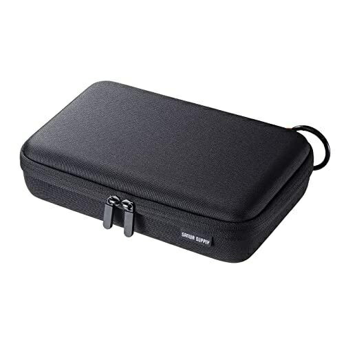 Sanwa Supply Semi-Hard Gadget Case (Large Size) Black IN-HDAD2BK